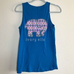 Ivory Ella blue tank